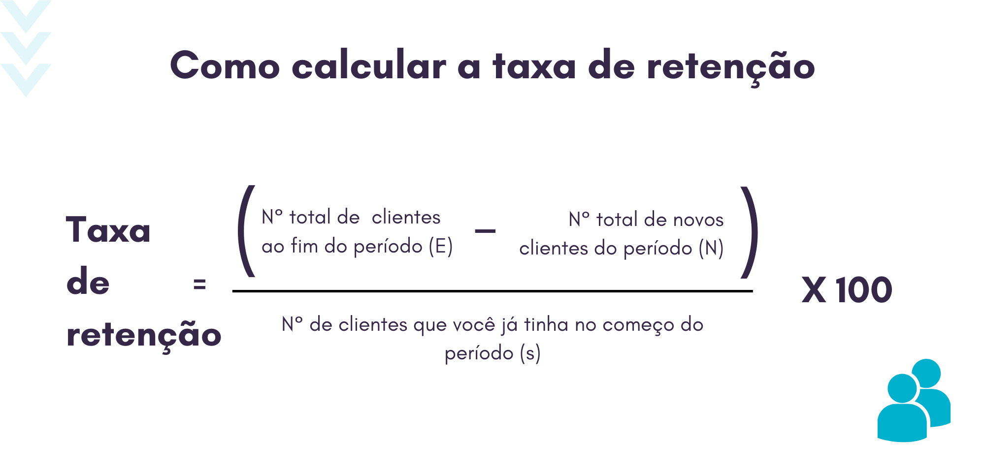 como calcular a taxa de retenção